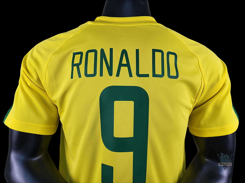 Camisa Seleção brasileira 2002 – Ronaldo – Loja FUTMANTOS