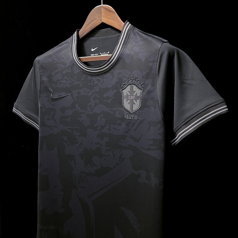 Camisa Seleçao Brasil Concept 22/23 All Black Torcedor